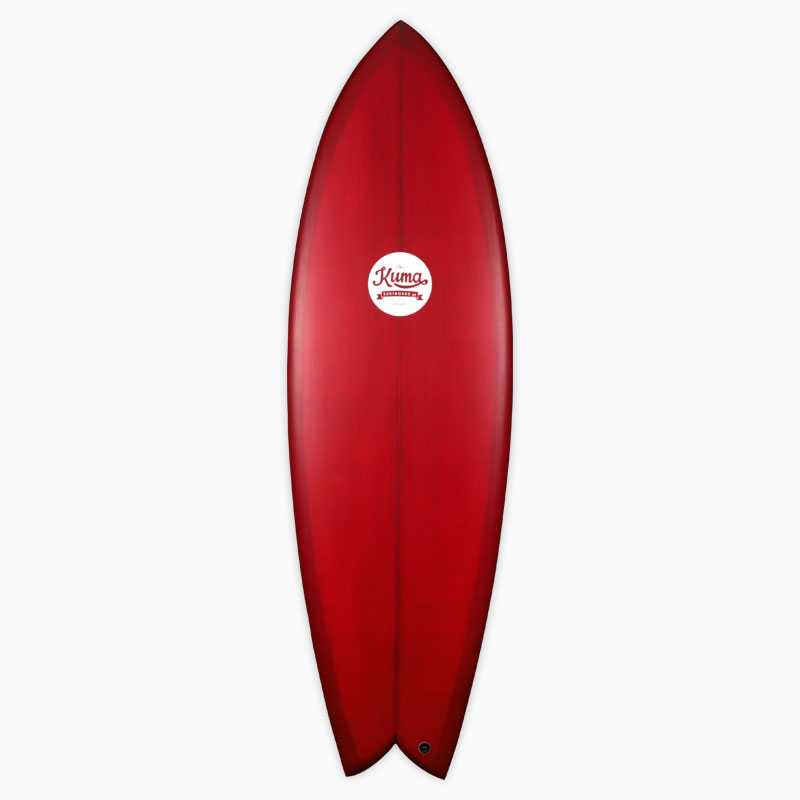 【セール】クマサーフボード KUMA Surfboards フィッシュ Fish 5'7''1/2 サーフボード 即納