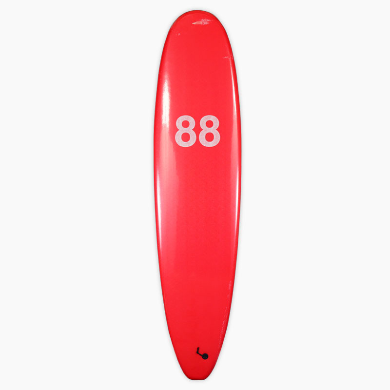 【セール】88 SURFBOARDS エイティーエイトサーフボード Red/White Tri Fins レッド/ホワイト 8'0'' ソフトボード トライフィン