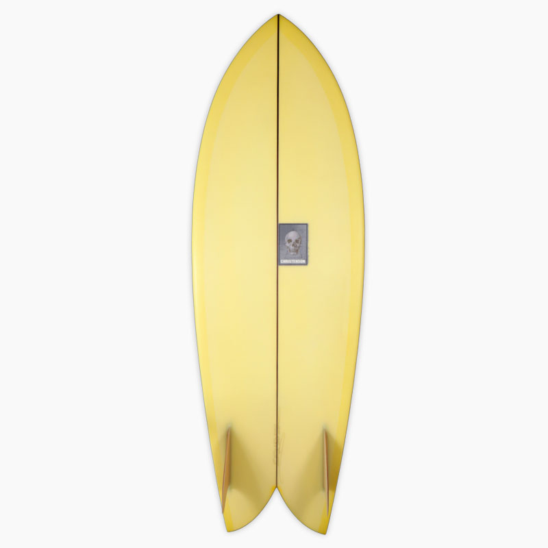SurfBoardNet / CHRISTENSON SURFBOARDS クリステンソン サーフボード FISH Yellowフィッシュ イエロー  5'5'' ツイン