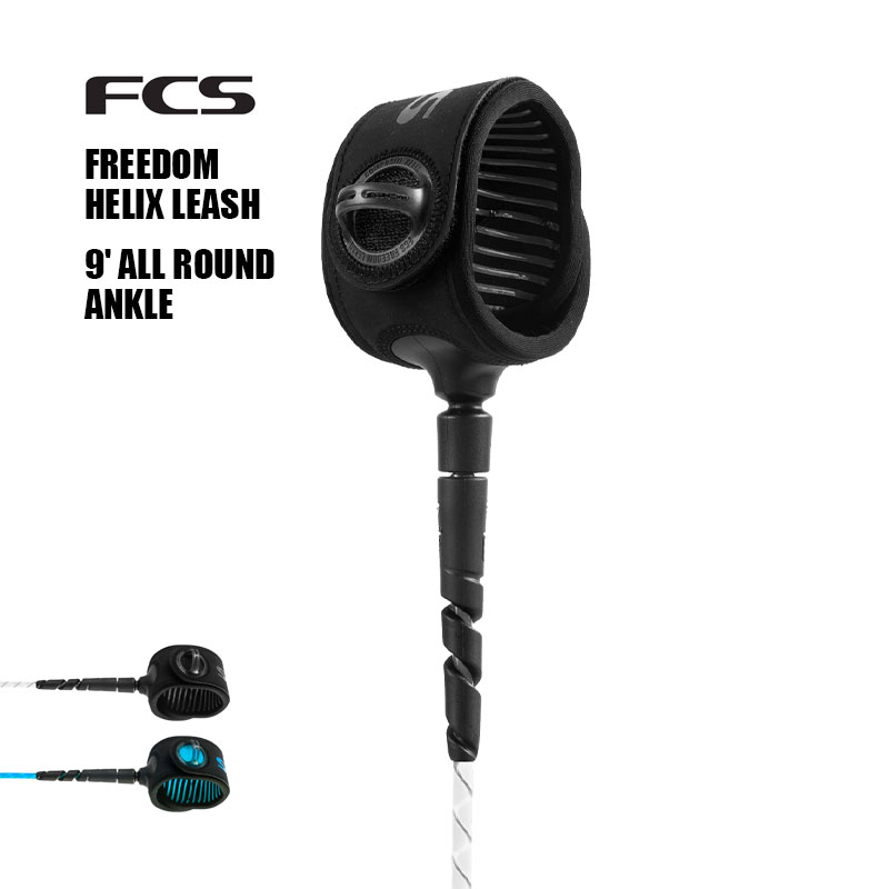 FCS FREEDOM HELIX LEASH 9 ALL ROUND ANKLE